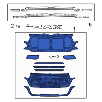Ram OE - Front Lower Grille