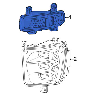 Ram OE - Front Right Fog Light