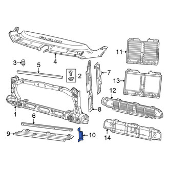 Ram OE - Front Lower Radiator Support Baffle
