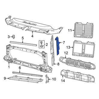 Ram OE - Front Lower Radiator Support Air Deflector