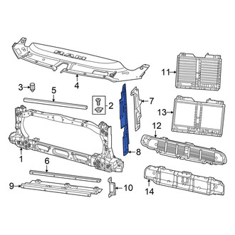 Ram OE - Front Lower Radiator Support Baffle
