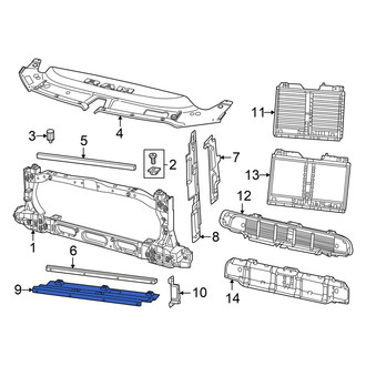 Ram OE - Front Lower Radiator Support Air Deflector