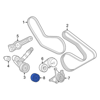 Ram OE - Accessory Drive Belt Idler Pulley