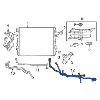 Ram OE - HVAC Heater Hose