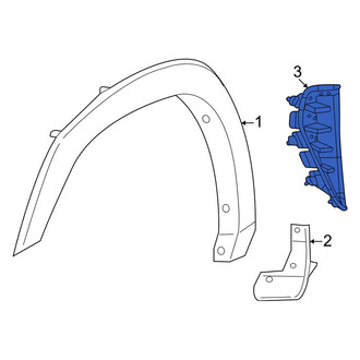 Ram OE - Front Left Fender Insert Emblem