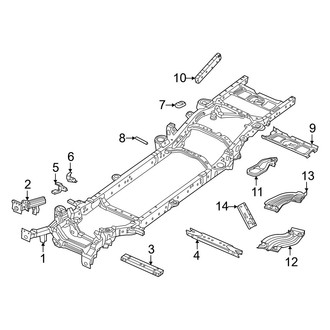 Ram OE - Frame & Components (Frame & Crossmembers), (Quad Cab)
