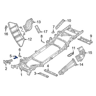 Ram OE - Rear Right Engine Mount Bracket