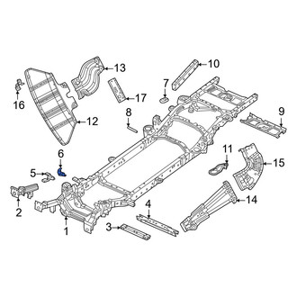 Ram OE - Rear Right Engine Mount Bracket