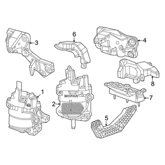 Ram OE - Engine & Transmission Mounting (RWD 3.0L)