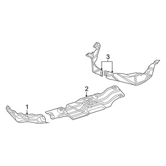 Ram OE - Exhaust System - Heat Shields (3.6L)