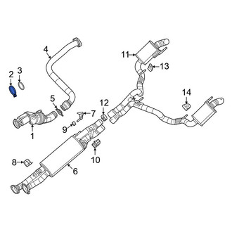 Ram OE - Catalytic Converter Clamp