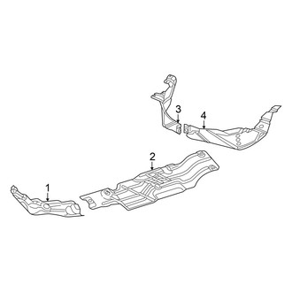 Ram OE - Exhaust System - Heat Shields (3.0L)
