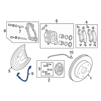 Ram OE - Front Left Brake Hydraulic Hose