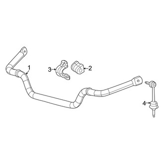 Ram OE - Front Suspension - Stabilizer Bar & Components (RWD)