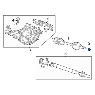 Ram OE - Front CV Joint Nut