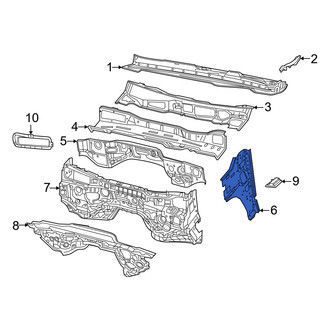 Ram OE - Front Right Cowl Side Panel