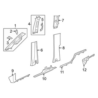 Ram OE - Cab - Interior Trim (Pillars & Floor), (Quad Cab)