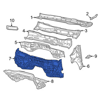 Ram OE - Front Inner Engine Compartment Insulation