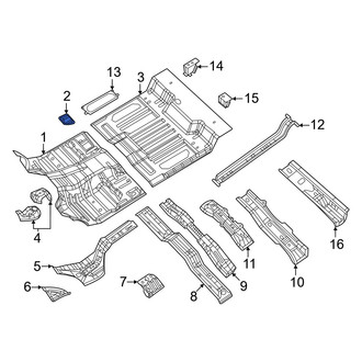 Ram OE - Floor Pan Bracket