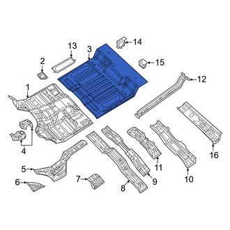 Ram OE - Rear Floor Pan