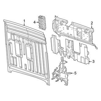 Ram OE - Cab - Back Panel (Big Horn / Laramie / Limited / Limited Longhorn / Lone Star / Rebel / RHO / Special Service / Tradesman / Tungsten / Warlock Crew Cab)