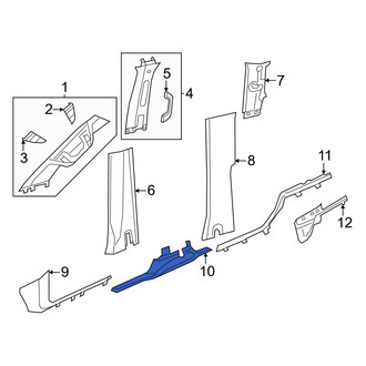 Ram OE - Front Left Door Sill Plate