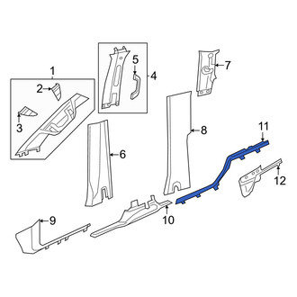 Ram OE - Front Right Door Sill Plate