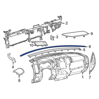 Ram OE - Dashboard Panel Seal