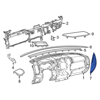 Ram OE - Left Instrument Panel Side Cover