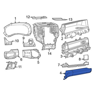 Ram OE - Right Instrument Panel Pad