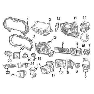 Ram OE - Instrument Panel - Cluster & Switches