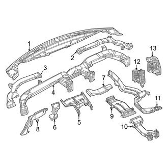 Ram OE - Instrument Panel - Ducts