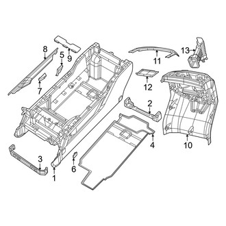 Ram OE - Center Console (Console Body)