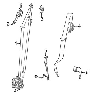 Ram OE - Restraint Systems - Front Seat Belts