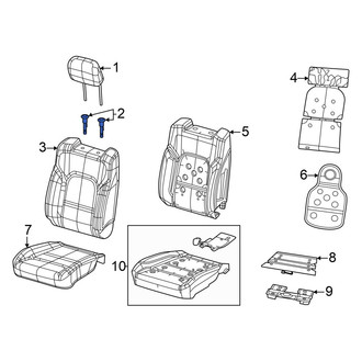 Ram OE - Front Right Headrest Guide