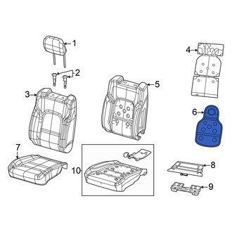 Ram OE - Front Right Lower Climate Controlled Seat Duct