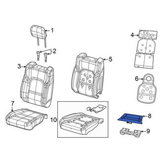 Ram OE - Front Right Upper Seat Heater Pad
