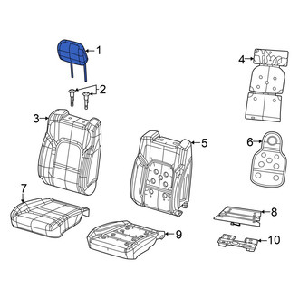 Ram OE - Front Right Headrest