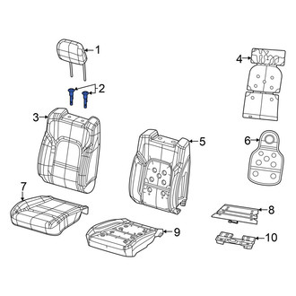 Ram OE - Front Right Headrest Guide