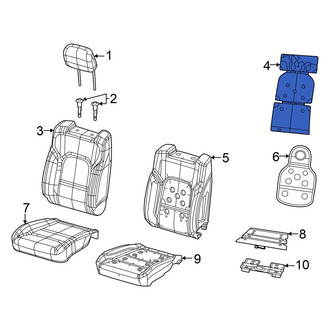 Ram OE - Front Left Lower Seat Heater Pad