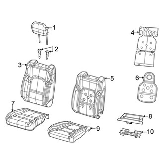 Ram OE - Seats & Tracks - Driver Seat Components (Covers & Pads)