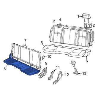 Ram OE - Rear Left Seat Frame