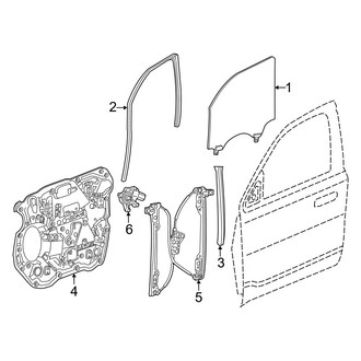 Ram OE - Front Door - Glass & Hardware