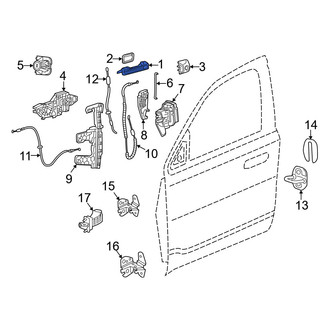 Ram OE - Rear Outer Exterior Door Handle