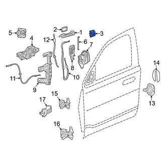 Ram OE - Front Left Exterior Door Handle Cover