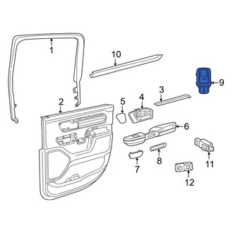 Ram OE - Front Right Door Window Switch