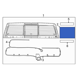 Ram OE - Rear Cab Sliding Glass