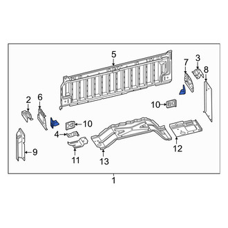Ram OE - Rear Left Inner Truck Bed Panel