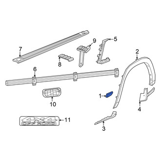 Ram OE - Rear Right Body Trim Molding
