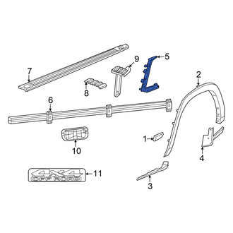 Ram OE - Rear Left Tail Light Bezel